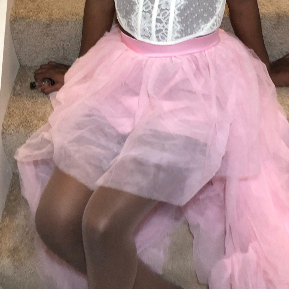 Forever 21 Pink Bubble Maxi Skirt - Picture 4 of 4